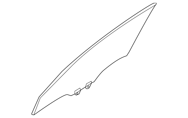 KB7W-58-510 - Door Glass 2017-2025 Mazda CX-5 | Mazda-Parts