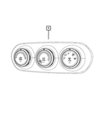 5ZL88LXHAB - : CONTROL : A/C AND HEATER for MOPAR Image