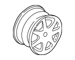 42700SL0A71ZA - : Wheel, Alloy for Acura Image