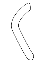 3D0809937B - Body: Drain Hose for Volkswagen Image