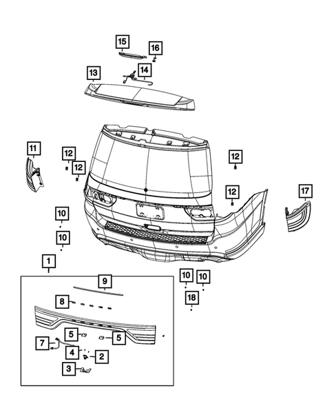 Lamps, Interior and Exterior for 2024 Dodge Durango #0