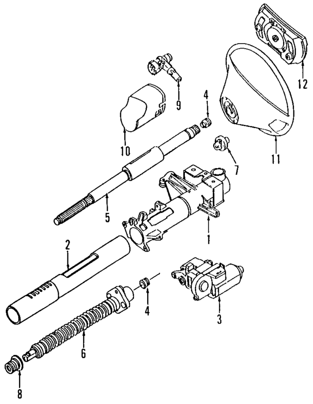 1244602716 - Steering: Jacket for Mercedes-Benz Image