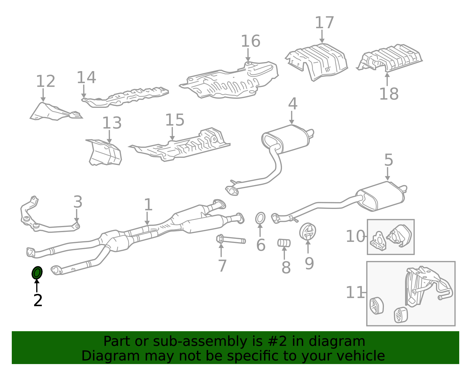 90917-06078 - Exhaust Pipe To Manifold Gasket 1997-2025 Lexus