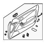 823072M880YBN - : Door Trim Panel for Hyundai Image