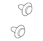 8231527000 - Body: Door Trim Panel Fastener for Genesis: Electrified GV70, GV60, GV70, GV80 | Hyundai: Azera, Elantra, Elantra GT, Elantra N, Entourage, Equus, Genesis, Genesis Coupe, Santa Fe, Sonata, Tucson, Veracruz Image