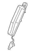 7394006110 - Electrical: Rear Seat Air Bag for Lexus: ES250, ES300h, ES350 Image