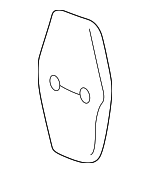 51217010403 - Body: Striker Plate Cover for BMW Image