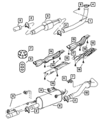 55277174AE - Exhaust: Heat Shield for Mopar Image