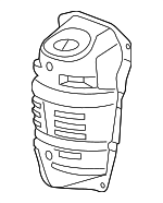 18120RP3A10 - Exhaust: Heat Shield for Honda: Fit Image