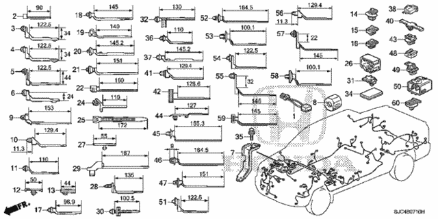 Harness Band - Bracket for 2013 Honda Ridgeline #0