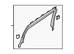 DM5Z5825505A - Body: Window Molding for FORD Image