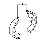 449502212 - : Brake Shoes for Toyota: Corolla Image