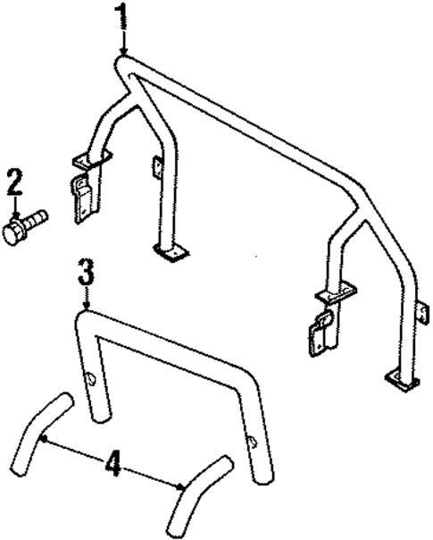 Roll Bar for 1999 Isuzu Amigo #0