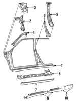 9269432 - : Rear Shield for Saab: 9000 Image