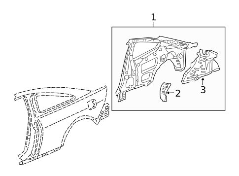 Inner Structure for 2005 Honda Accord #1
