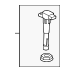 30520RRAS01 - Electrical: Coil for Honda: Accord, Civic, CR-V, Element, S2000 Image