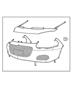 82208232AB - Mopar Accessories - Component Parts: Front End Cover Kit for Mopar Image