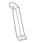 51487428155 - Exhaust: Heat Shield Bracket for BMW: M2, M3, M4, M440i, M440i xDrive Image