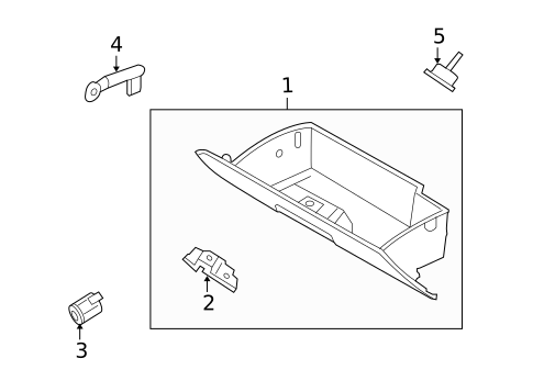 Glove Box for 2009 Ford Taurus #0