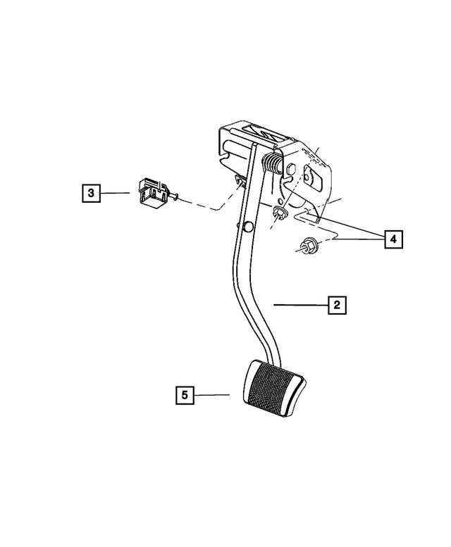 « 4779558AF – Brakes : Frein Pedale Et Semelle pour Mopar Image »