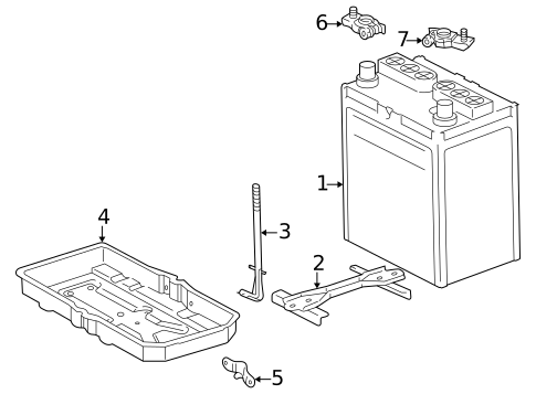 Battery for 1997 Toyota RAV4 #0