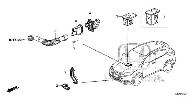 A/C Sensor for 2019 Honda HR-V #0