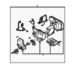 7840A005 - : Heater Assembly for Mitsubishi: Montero Image