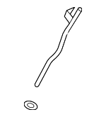 12612349 - Engine: Tube for Buick: Enclave, LaCrosse | Cadillac: CTS, SRX, STS | Chevrolet: Camaro, Traverse | GMC: Acadia | Saturn: Outlook Image