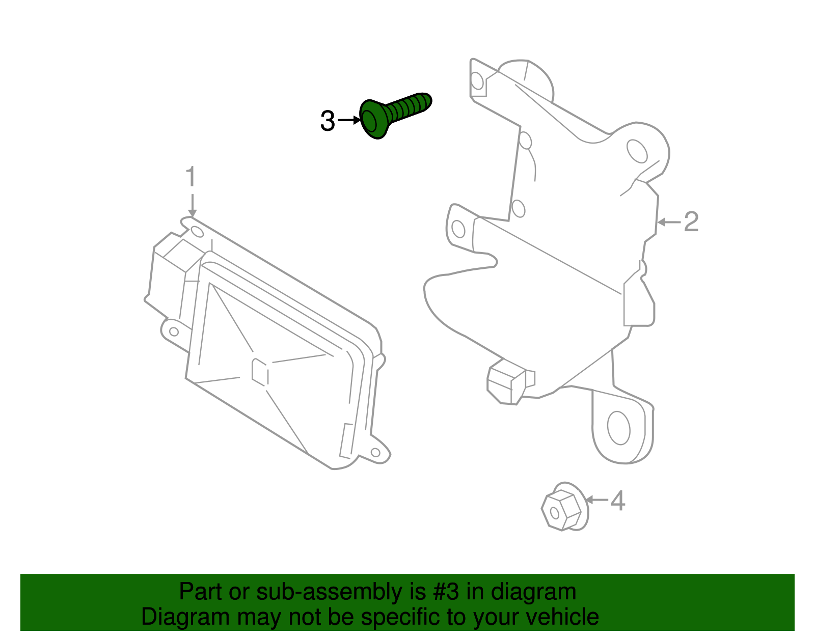 Support Bracket Bolt - Porsche (N-105-864-01)