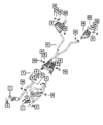 68210351AC - Exhaust: Exhaust Pipe And Converter, Left for Dodge: Durango Image