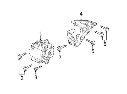 Alternator for 2008 Cadillac STS #0