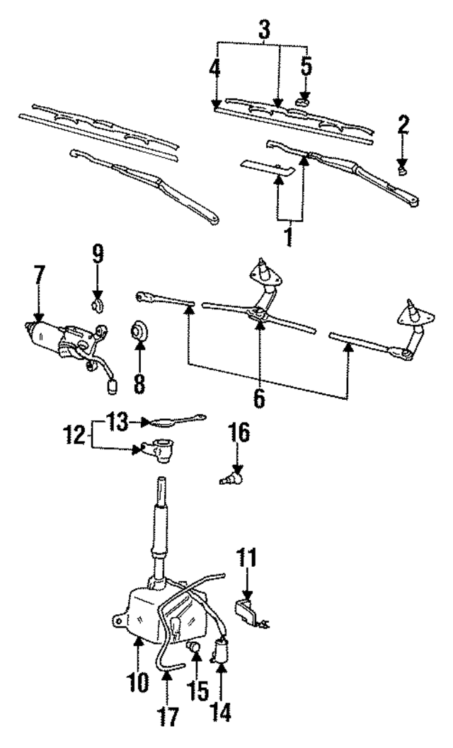 9810023001 - : Wiper Motor for Hyundai Image