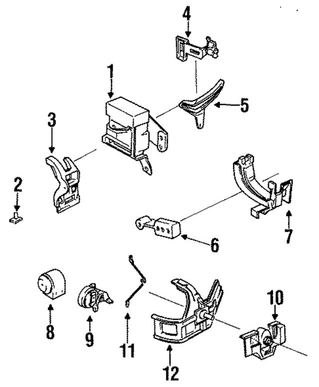 22570831 - : Motor Mount Bolt for GM Image