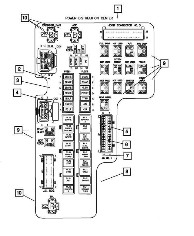FLF30 - Electrical: Fuseable Link Cartridge for Mopar Image