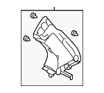 858904D000QW - Body: Corner Trim for Kia: Sedona Image