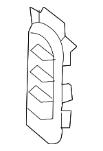 857384D000CS - Body: Accessory Bezel for Kia: Sedona Image