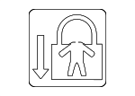 6933906040 - Body: Child Lock Label for Toyota Image