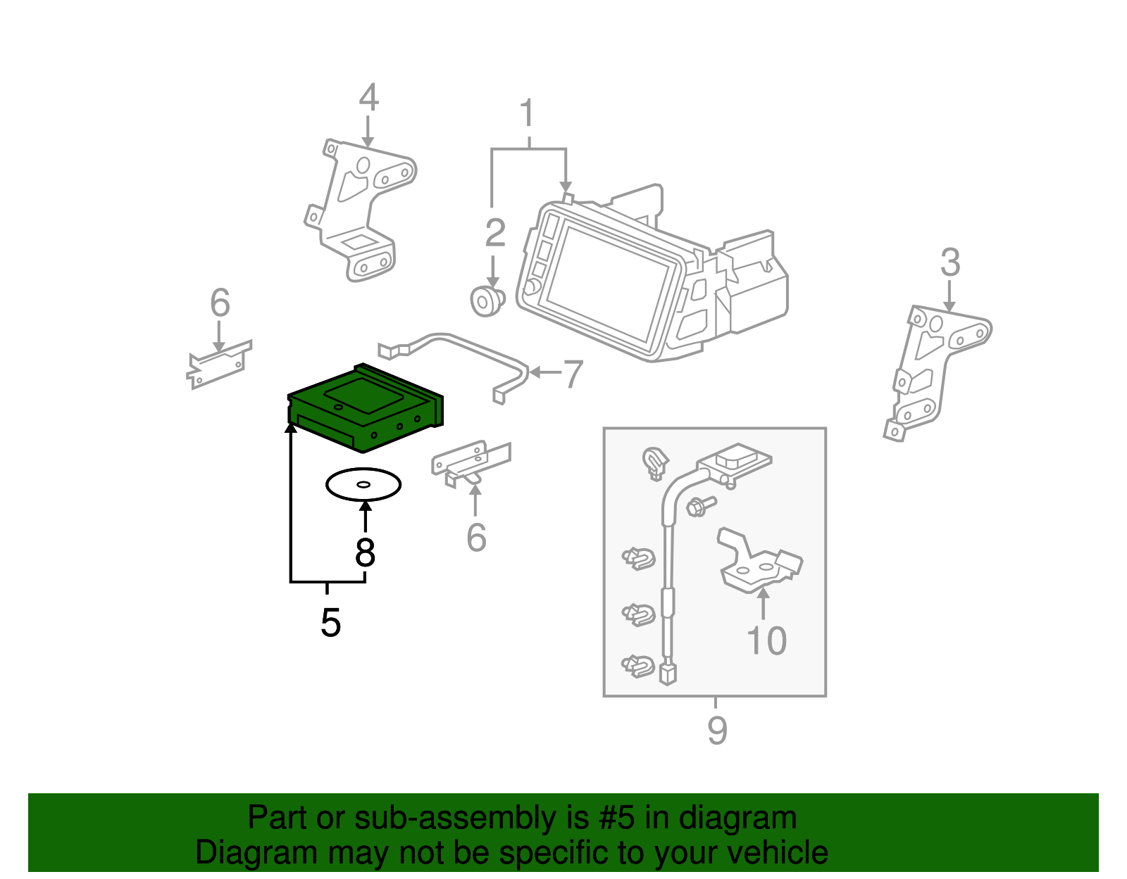 Genuine Honda 83409-SJC-A02 Cup Holder Retainer – OEM Replacement Part