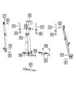 5KP98TX7AC - Restraints: Rear Outer Seat Belt for Ram: 1500 Classic, 2500, 3500 Image