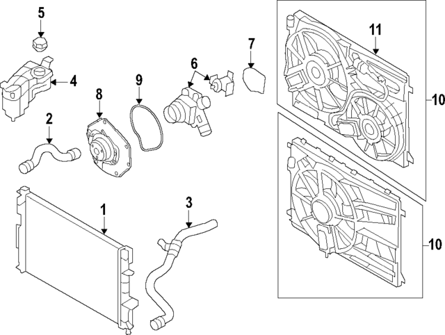 36002414 - : Radiator for Volvo Image