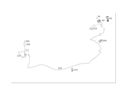 Closed Fuel-Evaporation-Control System for 2010 Mercedes-Benz GL550 #0