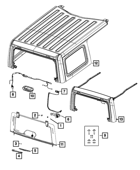 Wiper and Washer System for 2022 Jeep Wrangler #6