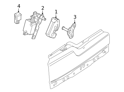 Tailgate for 2016 Land Rover LR4 #0