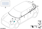 51137328384 - Bodywork: Mount Rail, Trim Strip, Trunk Lid, Right for Mini Image