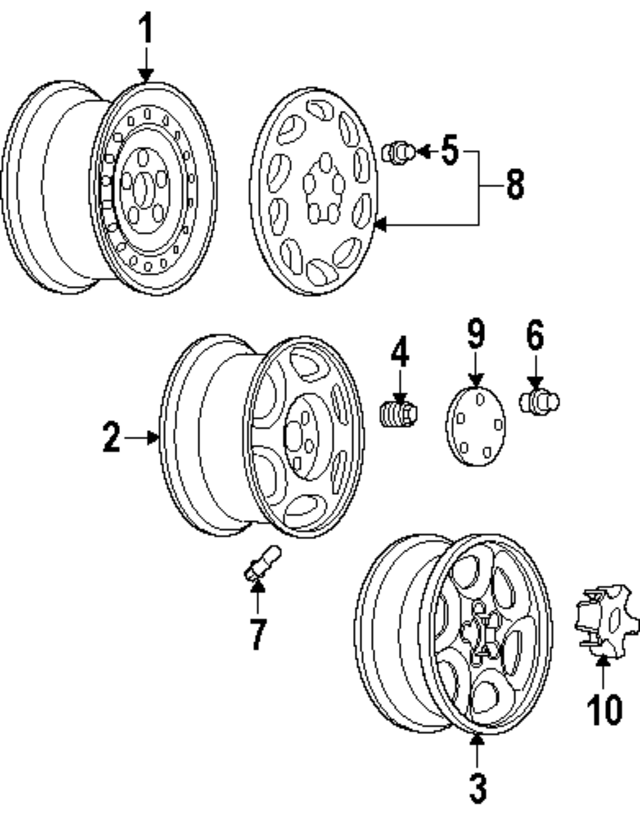 9593055 - : Center Cap for GM Image