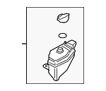 25430S1000 - Cooling System: Reservoir for Hyundai Image