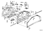 62111368872 - Instruments, Measuring Systems: Cover for BMW Image