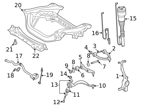 Suspension Components for 2013 Mercedes-Benz CL63 AMG #3