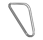 1340A104 - : Alternator Belt for Mitsubishi: Eclipse, Galant Image