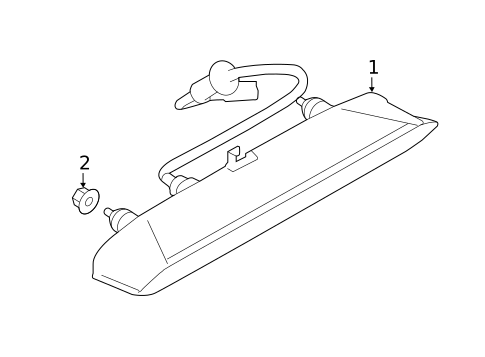 High Mounted Stop Lamp for 2024 Subaru Outback #0
